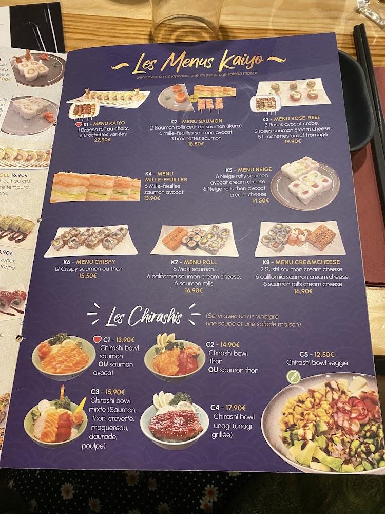 KAIYO Paris - Menu Image 4